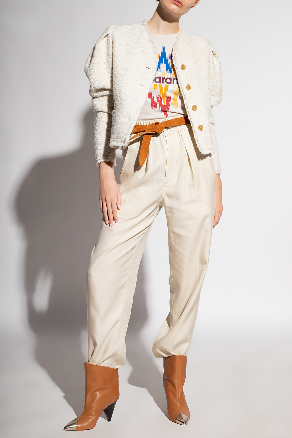 Izma' cropped jacket Isabel Marant - carhartt stone age t